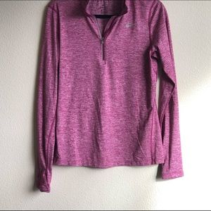 Nike Pink Long Sleeve Running Top